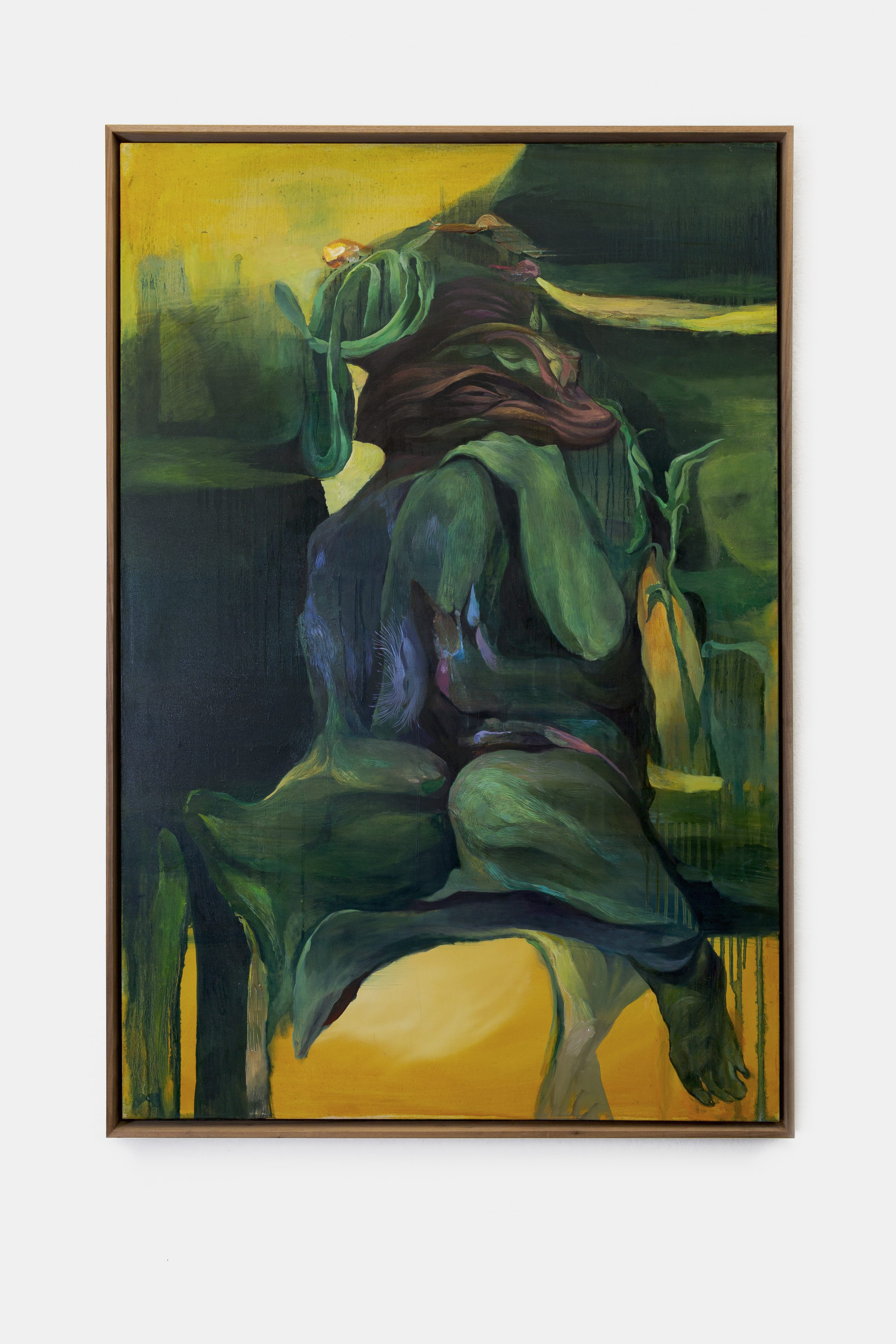 Daria Dmytrenko, Fylloidis dormiente, Oil on canvas, 120 x 80 cm, 2022, NOVO, Eduardo Secci Gallery, Photo by Stefano Maniero, Courtesy the Artist and Eduardo Secci