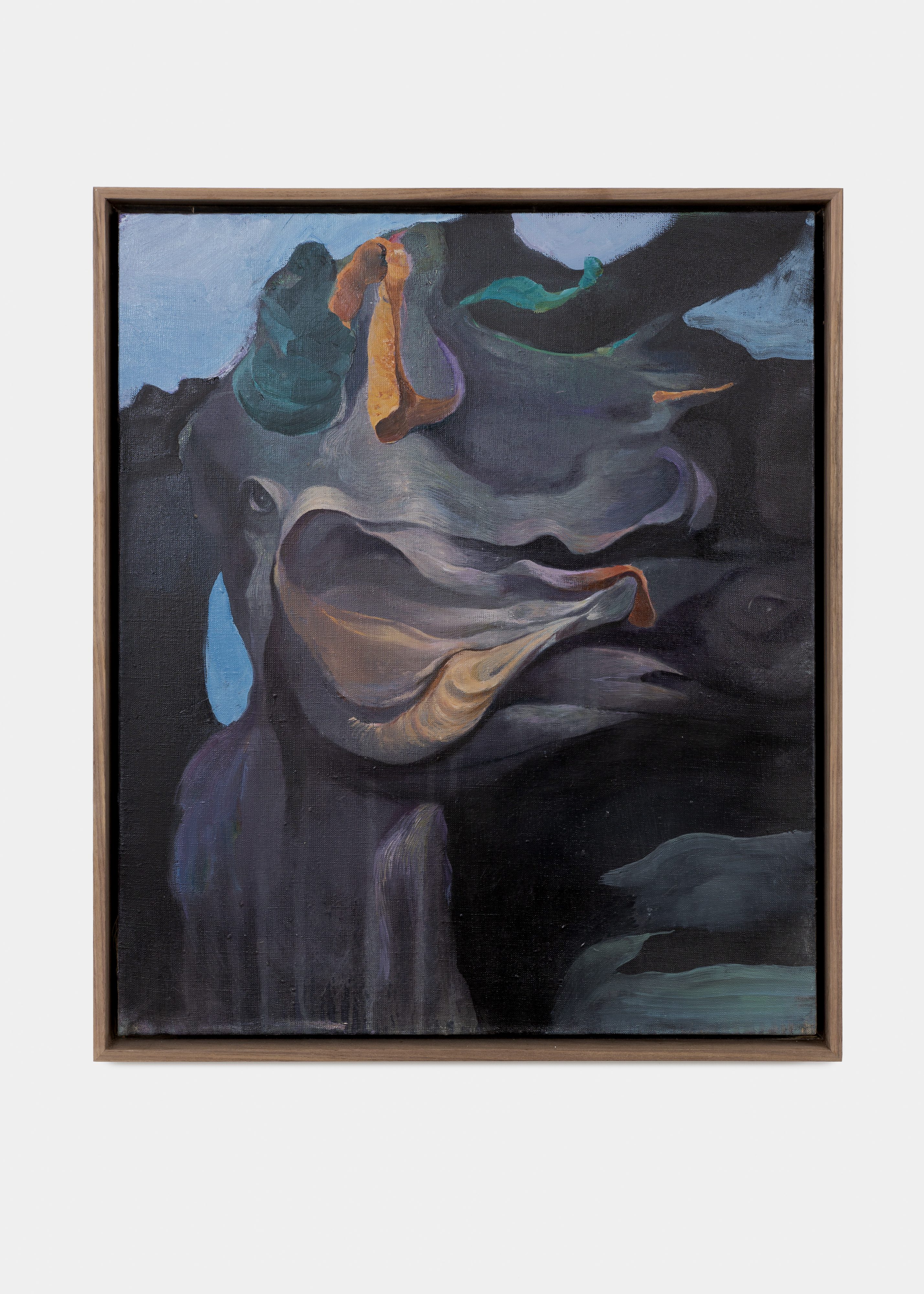 Daria Dmytrenko, Senza Titolo, Oil on linen, 60 x 50 cm, 2022, NOVO, Eduardo Secci Gallery, Photo by Stefano Maniero, Courtesy the Artist and Eduardo Secci