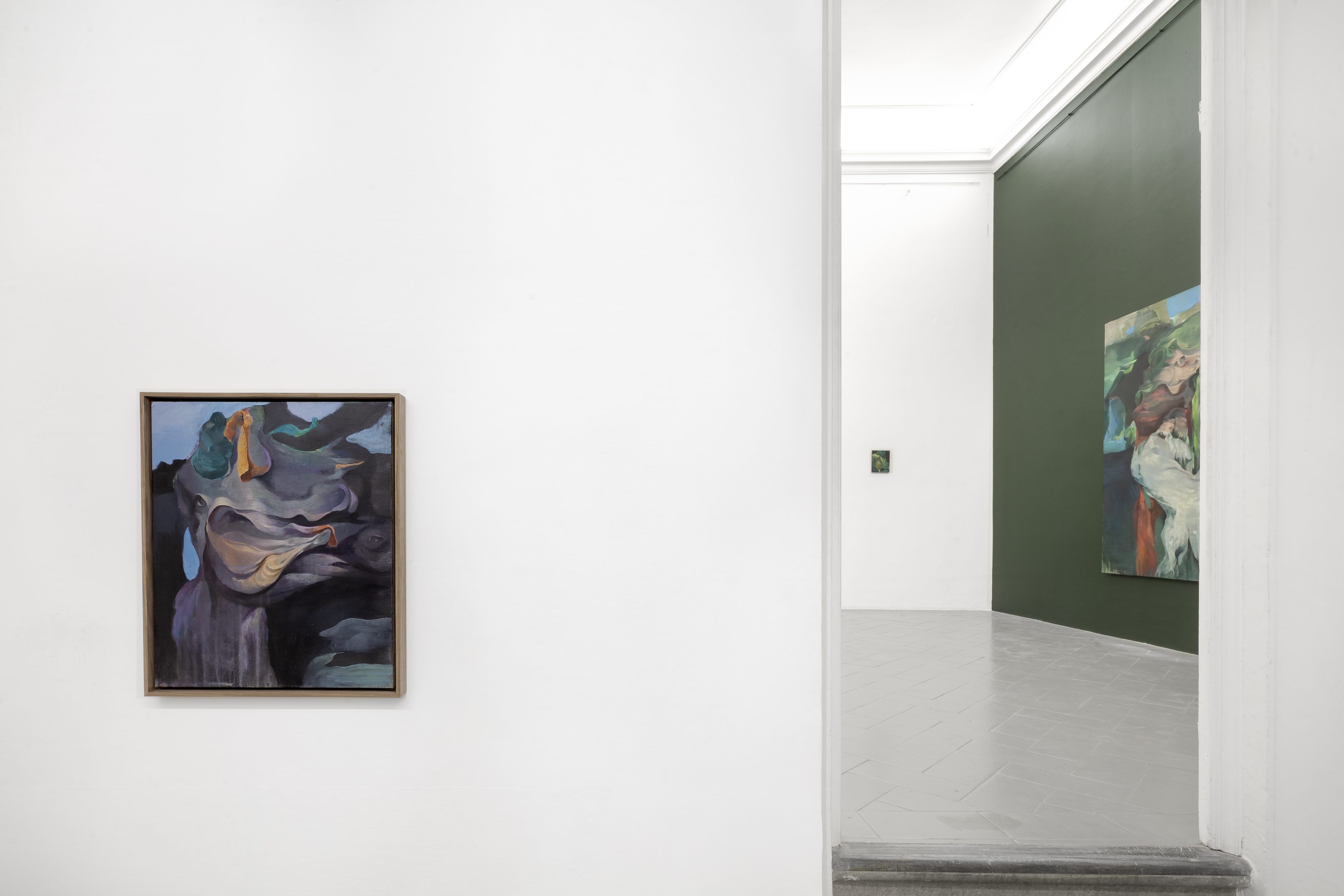 Installation View, The Dream of Reason, Daria Dmytrenko, 2022, NOVO, Eduardo Secci Gallery, Florence, Photo by Stefano Maniero, Courtesy the Artist and Eduardo Secci