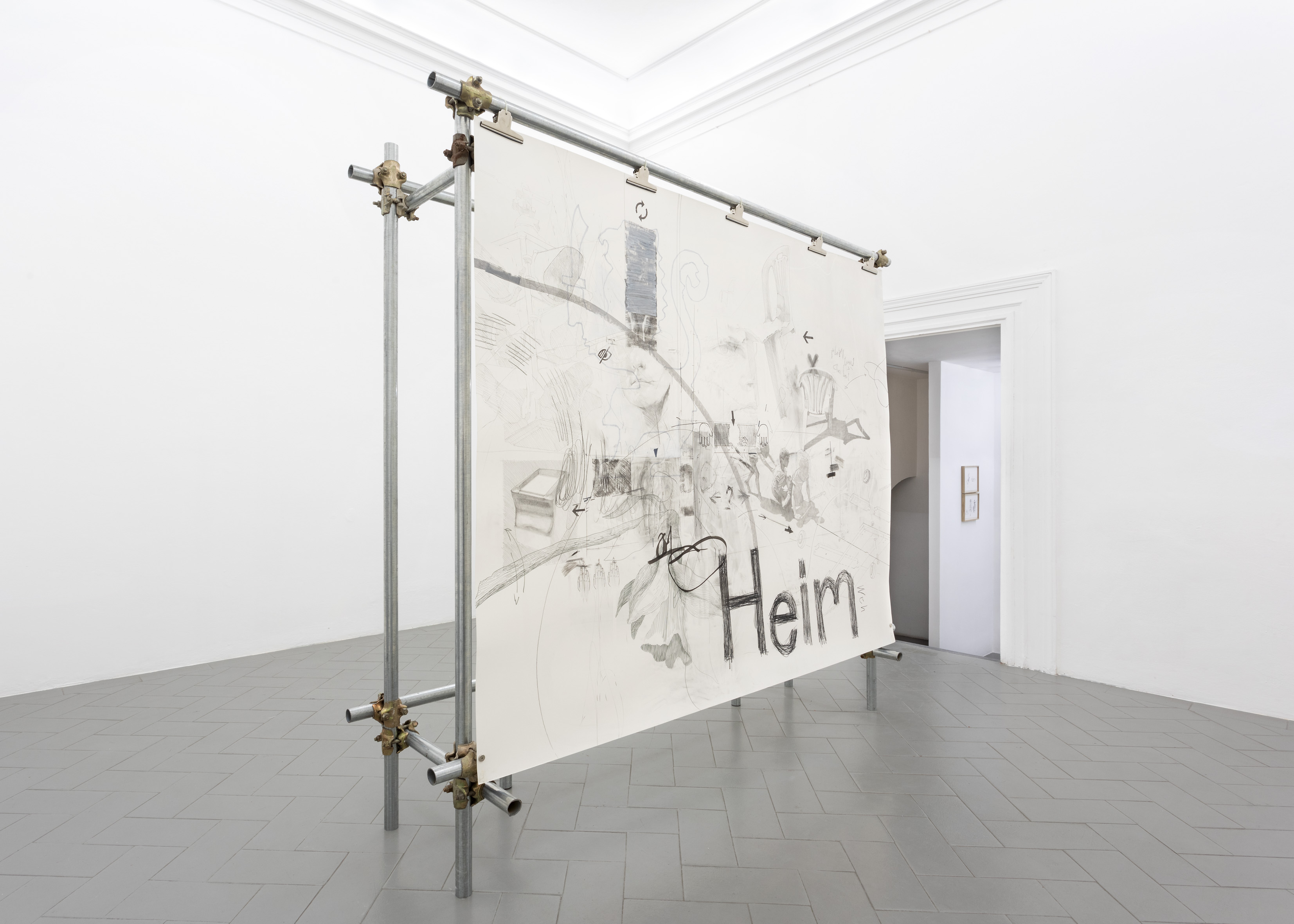 Installation View, Nidhal Chamekh, 2022, NOVO Eduardo Secci, Firenze