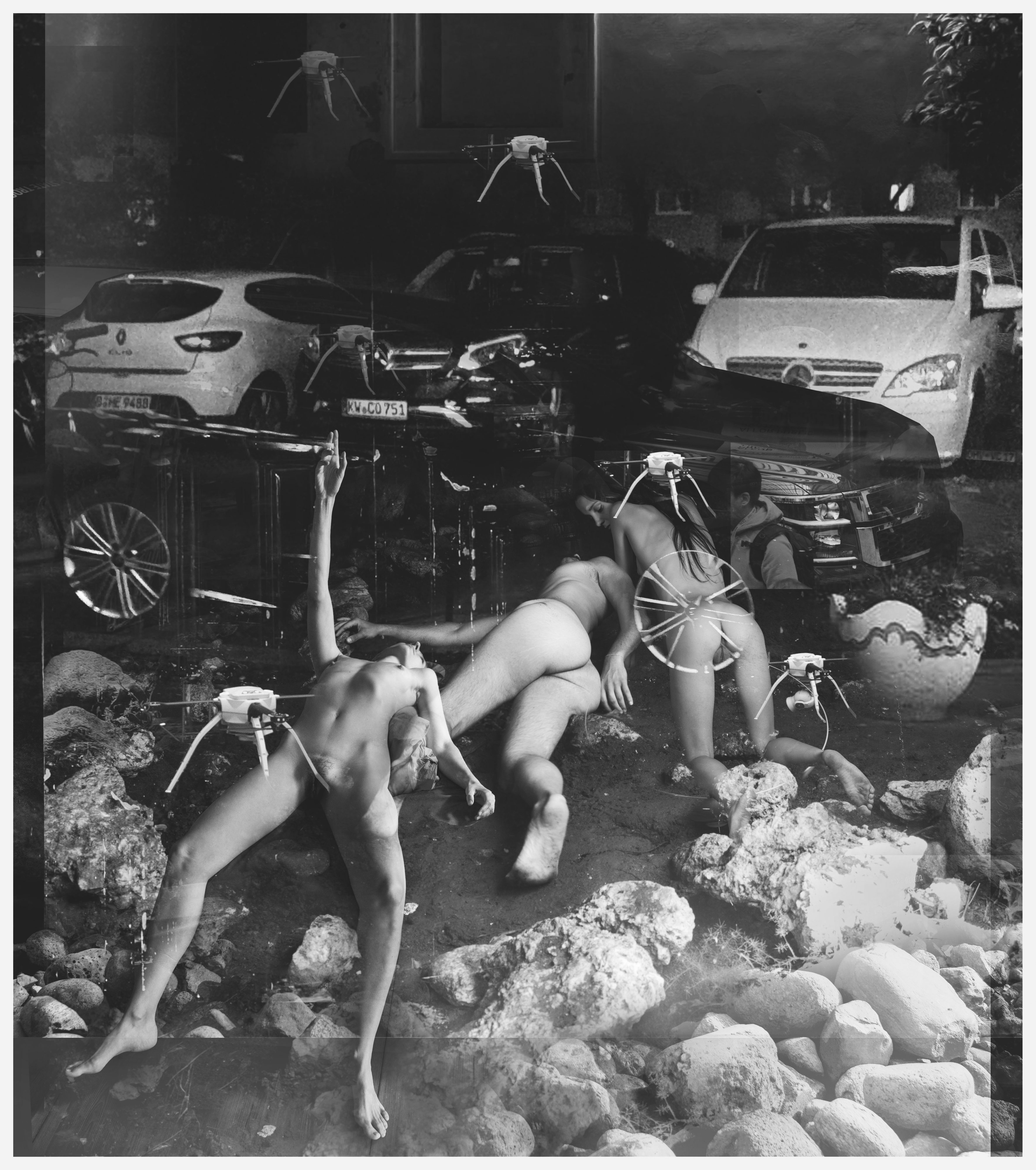 Security 002 (To a Hungry World), 2019 Pencil on paper 230 x 203 x 5 cm 90 1/2 x 79 7/8 x 2 in