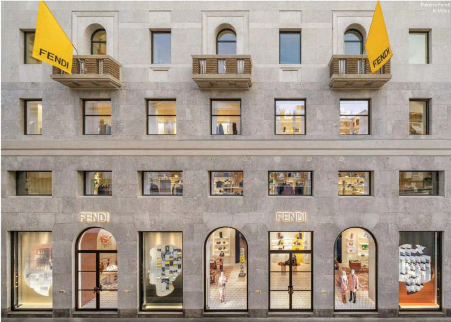 Palazzo Fendi in Milan: Blending Art, History, Creativity